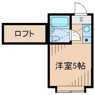 神奈川県川崎市中原区井田三舞町【アパート】の間取り