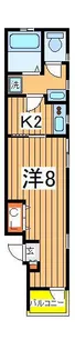 千葉県柏市東1【アパート】の間取り
