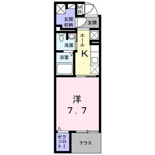 エルブルース【1階】の間取り