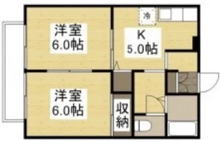 コーポクレア D【2階】の間取り