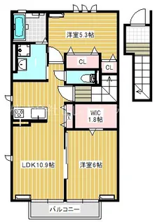 La.HAL 学園の森【2階】の間取り