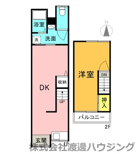 大阪府東大阪市小若江1【一戸建】の間取り