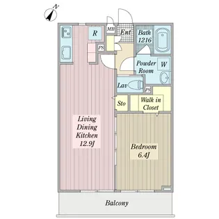ウィステリアX【3階】の間取り