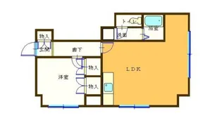 パシフィックレジデンス【1階】の間取り