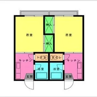 佐々木アパート【1階】の間取り