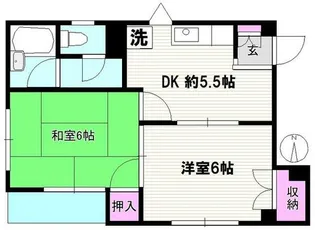 ライトコーポ【2階】の間取り