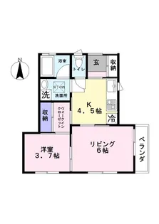 東京都足立区綾瀬5【アパート】の間取り