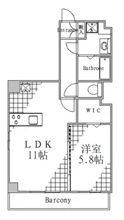 東京都墨田区立川2【マンション】の間取り