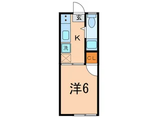 コーポサトウ【1階】の間取り