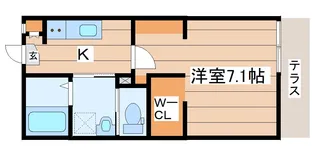 壱番館旭ヶ丘【1階】の間取り
