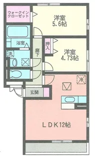 コート フレスケイド【3階】の間取り