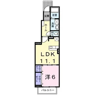 兵庫県加古川市加古川町平野【アパート】の間取り