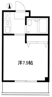 1Rの間取り画像