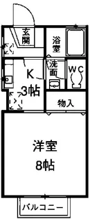 稲荷山コート【2階】の間取り