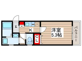 SYS大和田【2階】の間取り