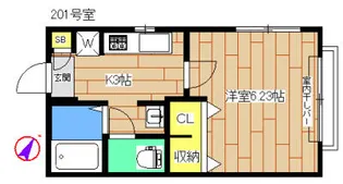プライメリー【2階】の間取り