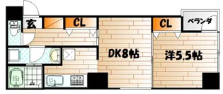 モナトリエ【8階】の間取り