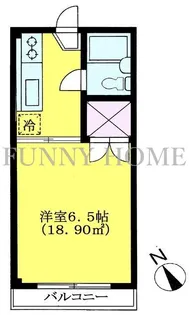 和泉町コーポ【2階】の間取り