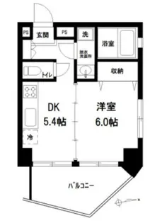 ヴェルティ千早町第2【7階】の間取り