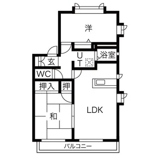 アグリーブルG棟【2階】の間取り
