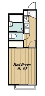 神奈川県大和市下鶴間【アパート】の間取り