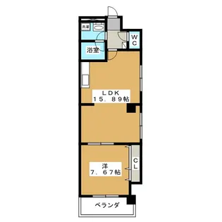 クイーンズリッチ東宿郷【7階】の間取り