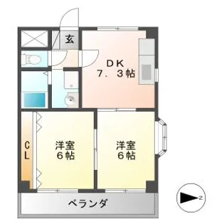 マウンティンVAN【7階】の間取り