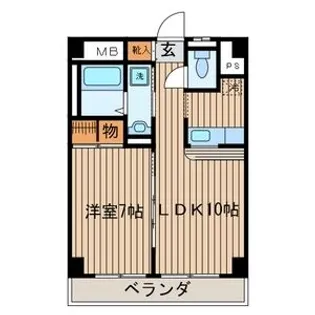 ラ・シャテロ【5階】の間取り