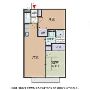 メゾンクレール【1階】の間取り