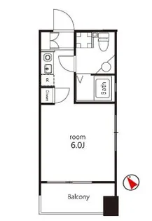 クレジデンス神谷町【11階】の間取り