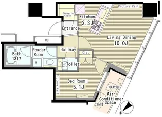 MY TOWER RESIDENCE マイタワーレジデンス【11階】の間取り