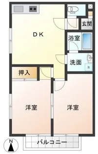 クリオコート西府II C棟【1階】の間取り