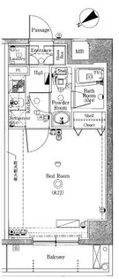 プレスタイル田端【7階】の間取り