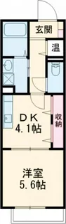 大阪府堺市北区北花田町4【アパート】の間取り