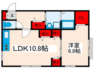 パリヴァ-ル【2階】の間取り