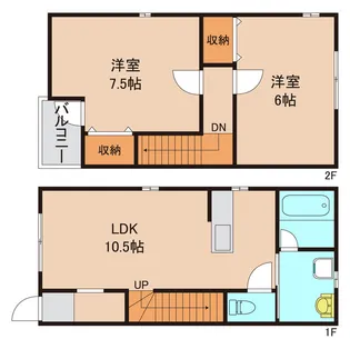 サニーコートV【1階】の間取り
