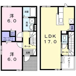 ソレイユIII【1階】の間取り