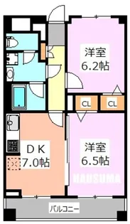 プリムヴェール西尾久メゾンA【2階】の間取り