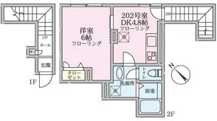 Kステージ【1階】の間取り