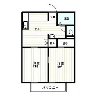 メアリータウン A【1階】の間取り
