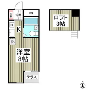 ブルーメだいや【1階】の間取り