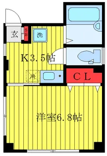 Park Square 仲宿【3階】の間取り