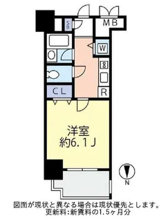 グランヴァン両国II【6階】の間取り