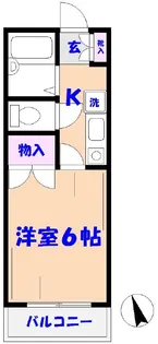 メゾンドワコー1【2階】の間取り