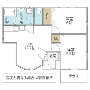 グロブナーハウス B棟【1階】の間取り