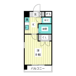 クルーセ広路【3階】の間取り