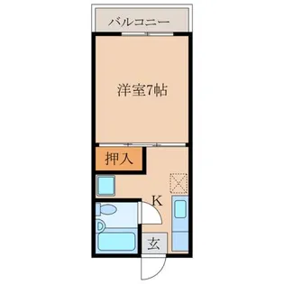 サンシャインKANOYA【2階】の間取り