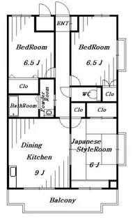 SCヒルズ稲毛【2階】の間取り