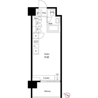 イプセ学芸大学【5階】の間取り