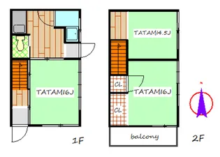 マンション緑【2階】の間取り